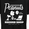 Women's - Peanuts - Schroeder and Snoopy Record Shop New York City Short Sleeve Graphic T-Shirt - 2 of 4