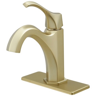 BWE Single-Handle Single-Hole Farmhouse Bathroom Faucet Bathroom Drip-Free Vanity RV Sink Faucet
