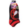 Spider-Man Across The Spiderverse Miles Morales Adult Mix And Match Ankle Socks - 4 of 4
