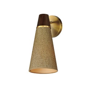 Maxim Lighting Sumatra 1 - Light Wall Light in  Natural Aged Brass - 1 of 1