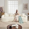 KTMBDW Luxury Modern Tight Curved Chenille Sofa, Minimalist Style Comfy Couch for Living Room Apartment, 4 Seater Modular Sectional - 2 of 4