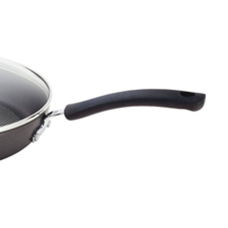 T-fal 12&#34; Frying Pan with Lid Ultimate Hard Anodized Nonstick Cookware Gray, 4 of 12