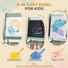 Kids 3-in-1 Art Easel with Paper Roll, Green - 4 of 4