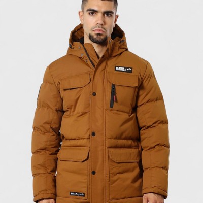 Super Triple Goose Men’s Heavyweight Hooded Puffer Parka Jacket