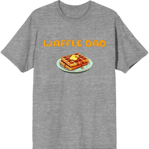 Waffle Dad Dad Jokes for Father's Day Men's Crew Neck Short Sleeve Tee - image 1 of 2