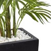Nearly Natural 4.5-ft Areca Palm Tree with Black Wash Planter UV Resistant (Indoor/Outdoor) - 4 of 4