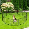 BestMassage Dog Playpen 24/32/40 Inch Heavy Duty Playpen Pen Dog Fence Dog Kennel with Doors Indoor Outdoor Pet Exercise Pen Puppy Playpen - 2 of 4