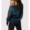 Women's Vida Off Shoulder Sweatshirt - SPIRITUAL GANGSTER - 2 of 3