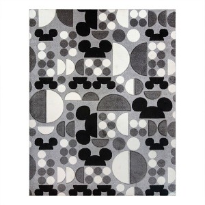 Mickey Mouse Encore 7'10"x10' Indoor Area Kids' Rug Gray - 1 of 4