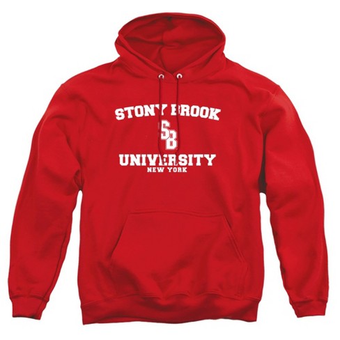 Stony Brook University Official Circle Logo Adult Pull over Hoodie Red Target