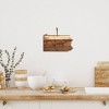 Rock & Branch Origins Pennsylvania Cutting Board Brown: Acacia, Lightweight, Hand Wash, 16"x9.75" - 3 of 4