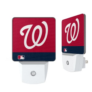 MLB National League Teams Stripe Night Light 2-Pack - 1 of 4