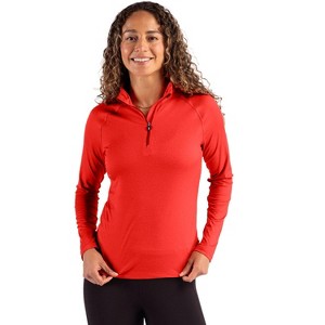 Cutter & Buck Coastline Epic Comfort Recycled Women’s Quarter Zip - 1 of 2