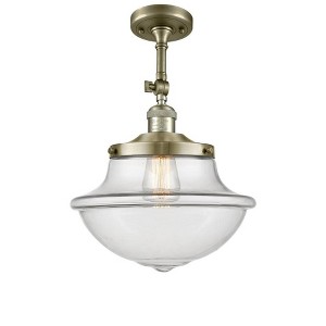 Oxford - 1 Light Adjustable Semi-Flush Mount In Traditional Style-15.5 Inches Tall and 11.75 Inches Wide - 1 of 1