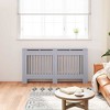 vidaXL Radiator Cover 2 pcs Engineered Wood - 3 of 4