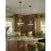 Progress Lighting, Brookside, 1-Light Pendant, Brushed Nickel, Metal Shade - 3 of 4