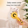 BABYYER Cat Self Cleaning Slicker Brush Cat Grooming Brush, Slicker Brush Removes Loose Undercoat and Tangled Hair for Dogs and Cats - 2 of 4