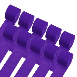 Unique Bargains Fine Texture Lightweight Soft to the Touch Not Easy to Fade Crepe Paper Streamers 10 Pcs - 1 of 4