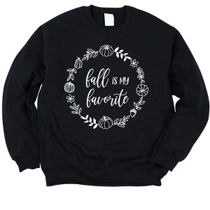 Simply Sage Market Women's Fall Is My Favorite Circle Gildan Sweatshirt - 1 of 2