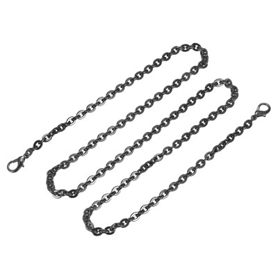 Unique Bargains Handbag DIY Accessories Iron Flat Purse Chain Strap with Buckles