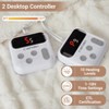 Heated Blanket, Soft Washable Electric Blanket, Heating Blanket for Bedding, With 10 Heat Settings, Sofa and Bed - 2 of 4