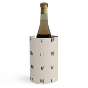 Urban Wild Studio desert check small charcoal Wine Chiller - Deny Designs - 1 of 2