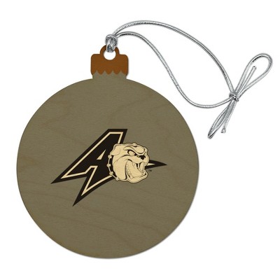 UNC Asheville Secondary Logo Wood Christmas Tree Holiday Ornament