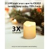 FAAYFIAN 24 Pack 200+Hour Battery Operated LED Tea Lights in Warm White,lameless Votive Candles,Flameless Flickering Electric Fake Candle - 3 of 4