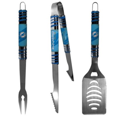 NFL Miami Dolphins Tailgater BBQ Set 3pc