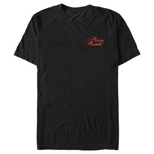 Men's Toy Story Pizza Planet Embroidered Logo T-Shirt - 1 of 4