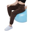 Womens Casual Baggy Sweatpants High Waisted Joggers Pants Athletic Lounge Trousers with Pockets - 4 of 4