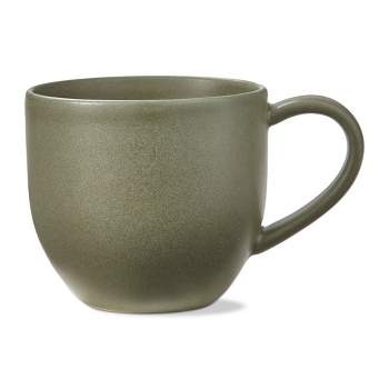 TAG Logan Collection Stoneware Coffee Tea Hot Coco Mug Sage Green, 20 oz.