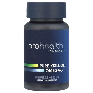 ProHealth Longevity Pure Krill Oil Omega-3, 60 Soft Gels - 1 of 2