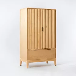 55" Thousand Oaks Wood Scalloped Cabinet - Threshold™ designed with Studio McGee