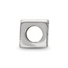 Black Bow Jewelry Sterling Silver Heart Cube Bead Charm - 2 of 4