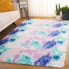 Rainbow Shag RBO100 Flatweave-Power Loomed Skid-Resistant Indoor Rugs - Safavieh - 2 of 4