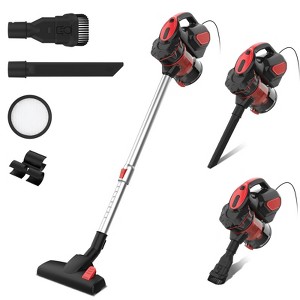 INSE I5 Corded Stick Vacuum Cleaner - 600W Powerful Motor, 18000Pa Suction with High-Efficiency Filters for Pet Hair & Hard Floor Cleaning Red - 1 of 4