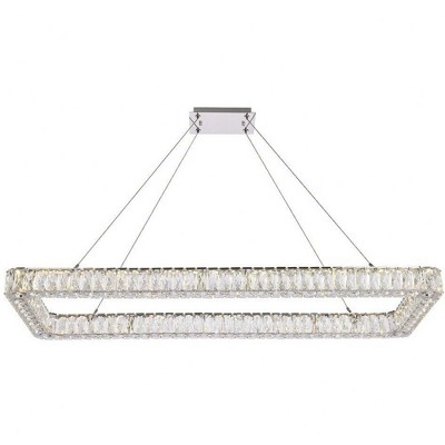 Elegant Lighting Monroe 1 - Light Pendant in  Chrome