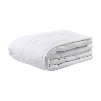 Twin HeiQ Cooling 3" Thick White Downtop Featherbed - Serta