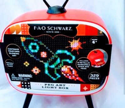 FAO Schwarz Peg Art Light Box Unboxing and Review 