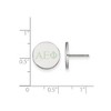 Black Bow Jewelry Sterling Silver Alpha Epsilon Phi Greek Life Stud Earrings - 2 of 3