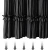 LunaLulinlk Ruffle Vintage Shower Curtain Boho Farmhouse Shower Curtain - 3 of 4