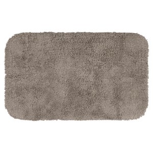 Unique Bargains Rectangular Machine Washable Plush Absorbent Cotton Mat for Bathroom Vanity - 1 of 4