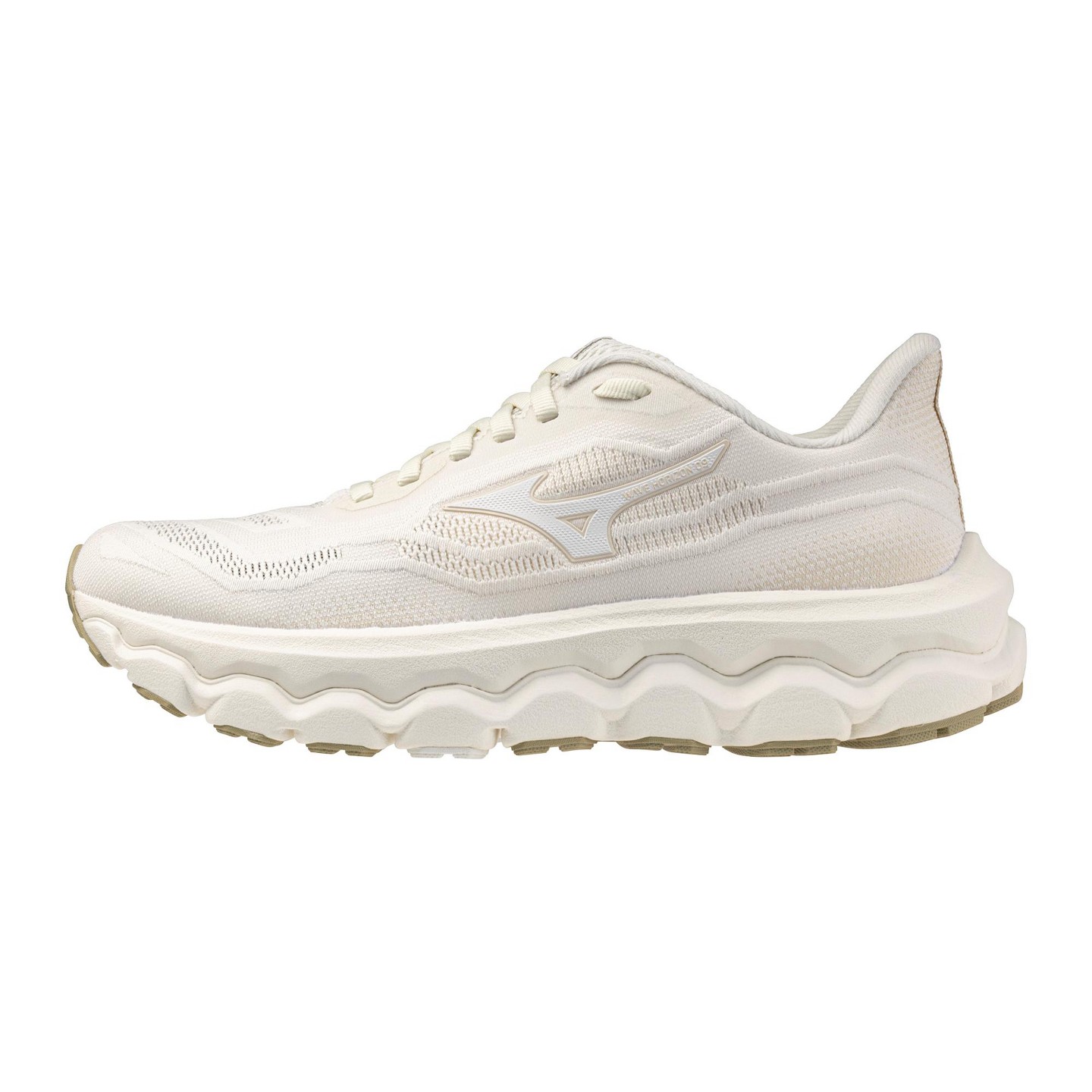 Женские кроссовки Mizuno Wave Horizon 9 Running Shoes, 8, Snow White-White, цвет: Белый — фото 1