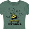 Women's - Peanuts - Let's Roll Short Sleeve Graphic T-Shirt - 2 of 4