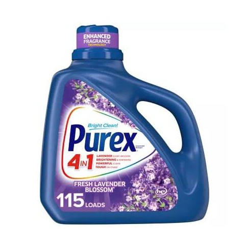 Purex with Crystals Fragrance Lavender Blossom Liquid Laundry Detergent - 150 fl oz - image 1 of 4