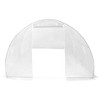 vidaXL Greenhouse White PE mesh fabric, galvanized steel 145.3ft² - 4 of 4