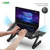 Uncaged Ergonomics Workez Adjustable Laptop Stand & Lap Desk Black: Modern Aluminum Couch Desk, No Assembly Required - 2 of 4