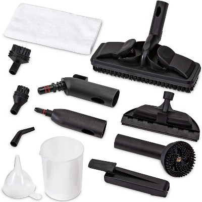 Ivation Replacement Parts for IVASTEAMR20 Canister Steam Cleaner - Parts Include Rotary Brush, Nozzle, Small Round Brush, Big Round Brush, Window Brush, Floor Brush, Floor Brush and More