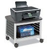 Safco Scoot Printer Stand 20-1/4w x 16-1/2d x 14-1/2h Black/Silver 1855BL - 3 of 4
